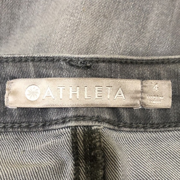 Athleta Sculptek Mid Rise Skinny Jeans Size 4 Gray - Picture 8 of 9